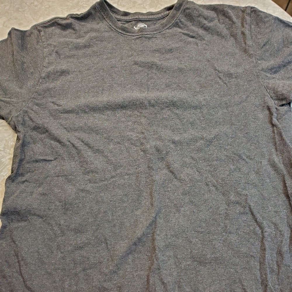🤴👕 Gray soft mens short sleeved tshirt